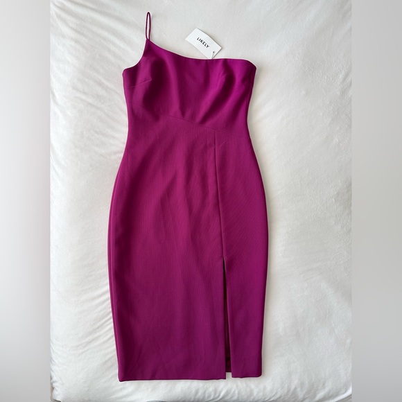 NWT Likely Cassidy One-Shoulder Dress - Picture 1 of 6